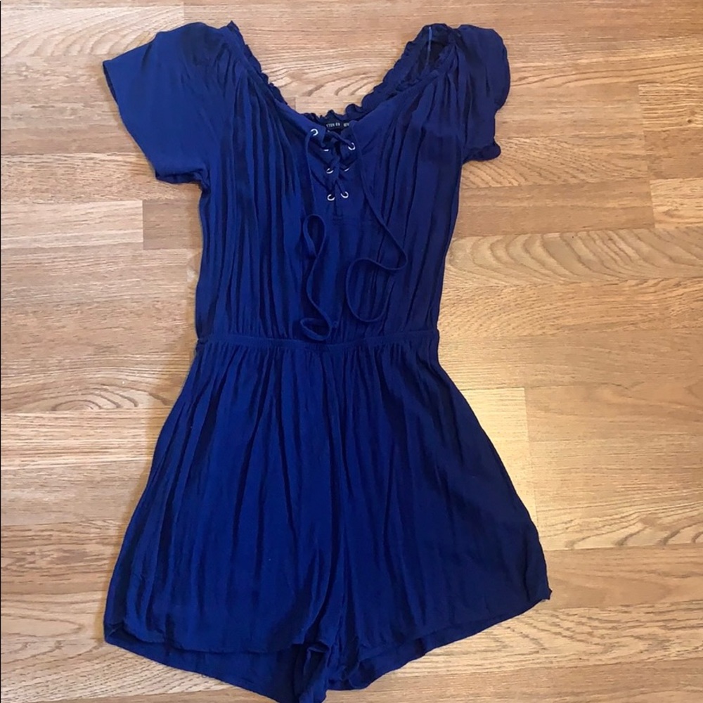 Cotton on; Navy blue romper